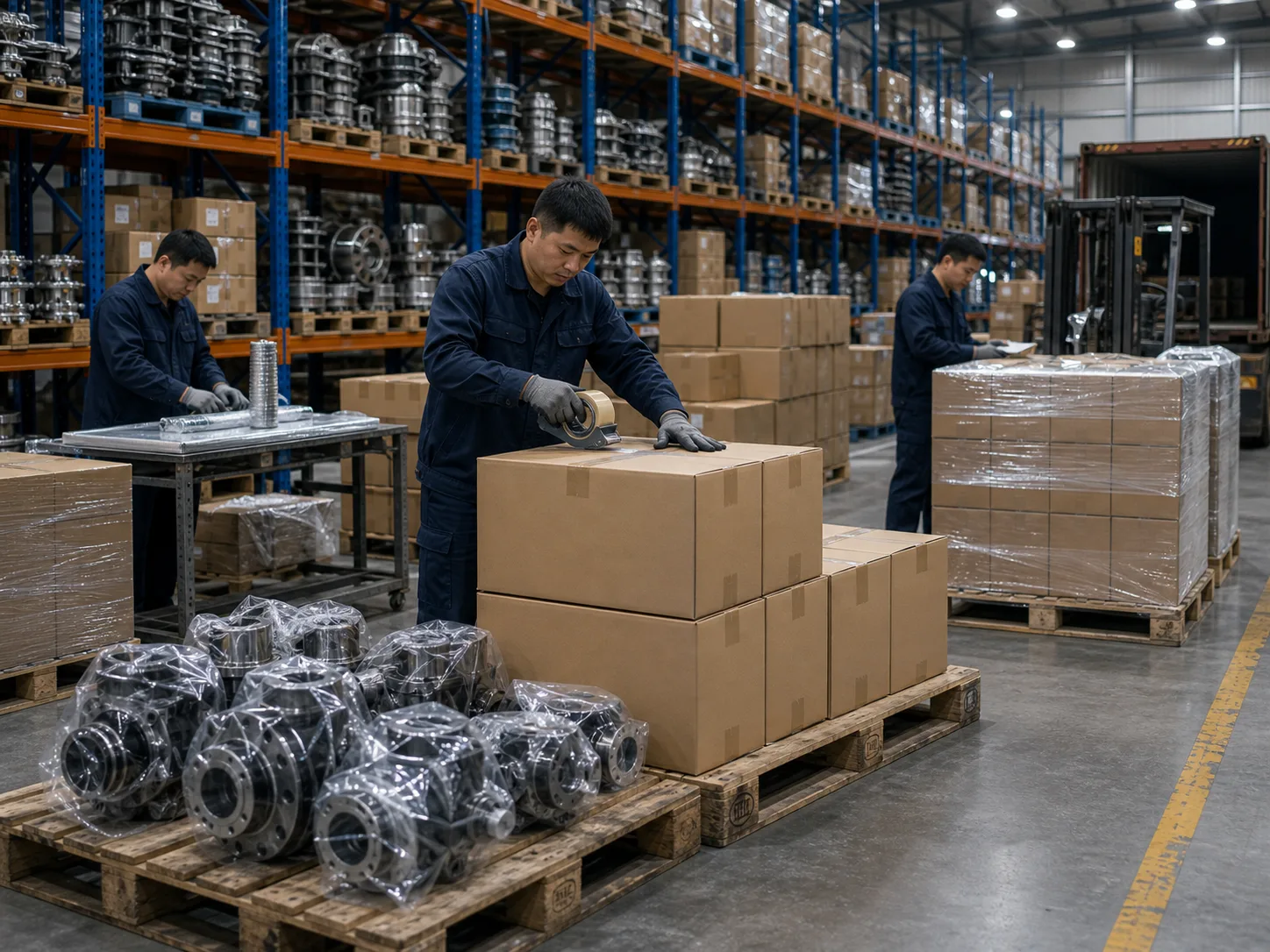 Export packaging area